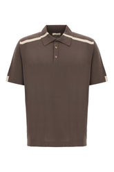 Chocolate cotton polo shirt -  | High Quality Luxury Handbag Shop