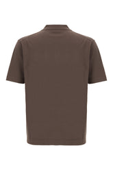 Chocolate cotton polo shirt -  | High Quality Luxury Handbag Shop