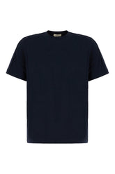 Midnight blue stretch cotton t-shirt -  | High Quality Luxury Handbag Shop