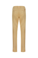 Khaki green stretch cotton blend pants -  | High Quality Luxury Handbag Shop