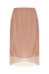 Pink silk skirt -  | High Quality Luxury Handbag Shop