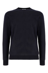 Midnight blue cotton sweatshirt -  | High Quality Luxury Handbag Shop