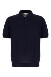 Midnight blue cotton polo shirt -  | High Quality Luxury Handbag Shop