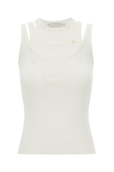 White cotton top -  | High Quality Luxury Handbag Shop