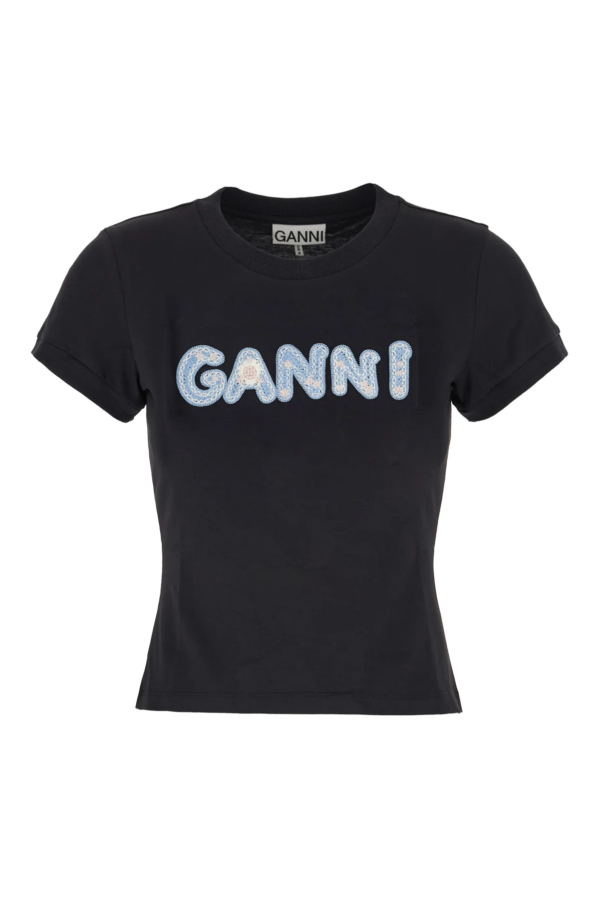 T-shirt in cotone ardesia -  | High Quality Luxury Handbag Shop