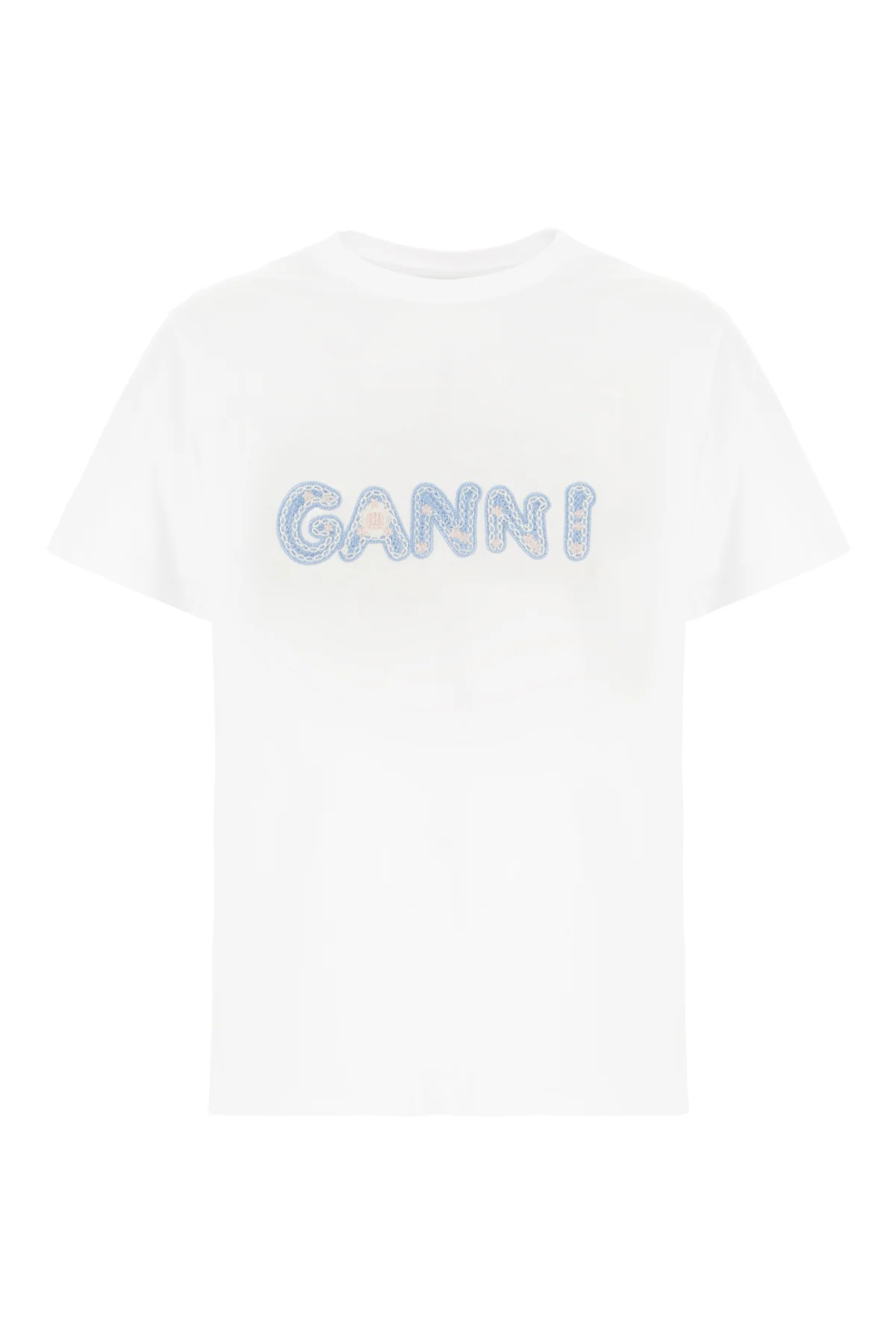 T-shirt in cotone bianco -  | High Quality Luxury Handbag Shop