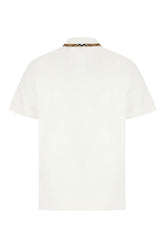 White piquet polo shirt -  | High Quality Luxury Handbag Shop
