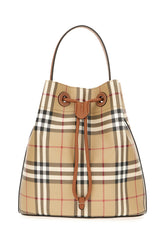 Printed canvas Check bucket bag -  | High Quality Luxury Handbag Shop