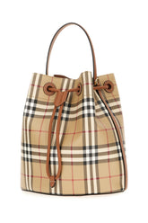 Printed canvas Check bucket bag -  | High Quality Luxury Handbag Shop