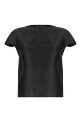 Black polyester t-shirt -  | High Quality Luxury Handbag Shop
