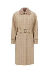 Embroidered cotton blend coat -  | High Quality Luxury Handbag Shop