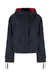 Midnight blue polyester jacket -  | High Quality Luxury Handbag Shop