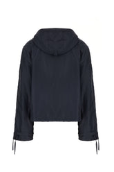 Midnight blue polyester jacket -  | High Quality Luxury Handbag Shop