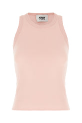 Pink viscose blend tank top -  | High Quality Luxury Handbag Shop
