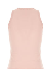Pink viscose blend tank top -  | High Quality Luxury Handbag Shop