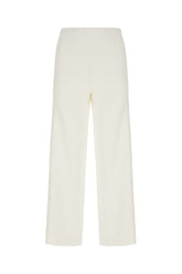 White viscose blend pants -  | High Quality Luxury Handbag Shop