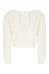 White cotton sweater -  | High Quality Luxury Handbag Shop