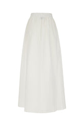 White stretch cotton skirt -  | High Quality Luxury Handbag Shop