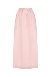 Pink stretch cotton skirt -  | High Quality Luxury Handbag Shop