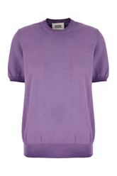 Purple cotton sweater -  | High Quality Luxury Handbag Shop