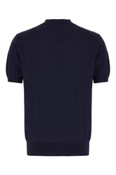 Midnight blue cotton blend t-shirt -  | High Quality Luxury Handbag Shop