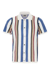 Multicolor linen blend shirt -  | High Quality Luxury Handbag Shop
