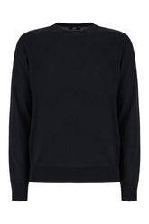 Black cotton sweater -  | High Quality Luxury Handbag Shop