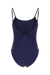 Navy blue stretch nylon swimsuit -  | High Quality Luxury Handbag Shop
