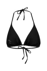 Black stretch nylon bikini top -  | High Quality Luxury Handbag Shop