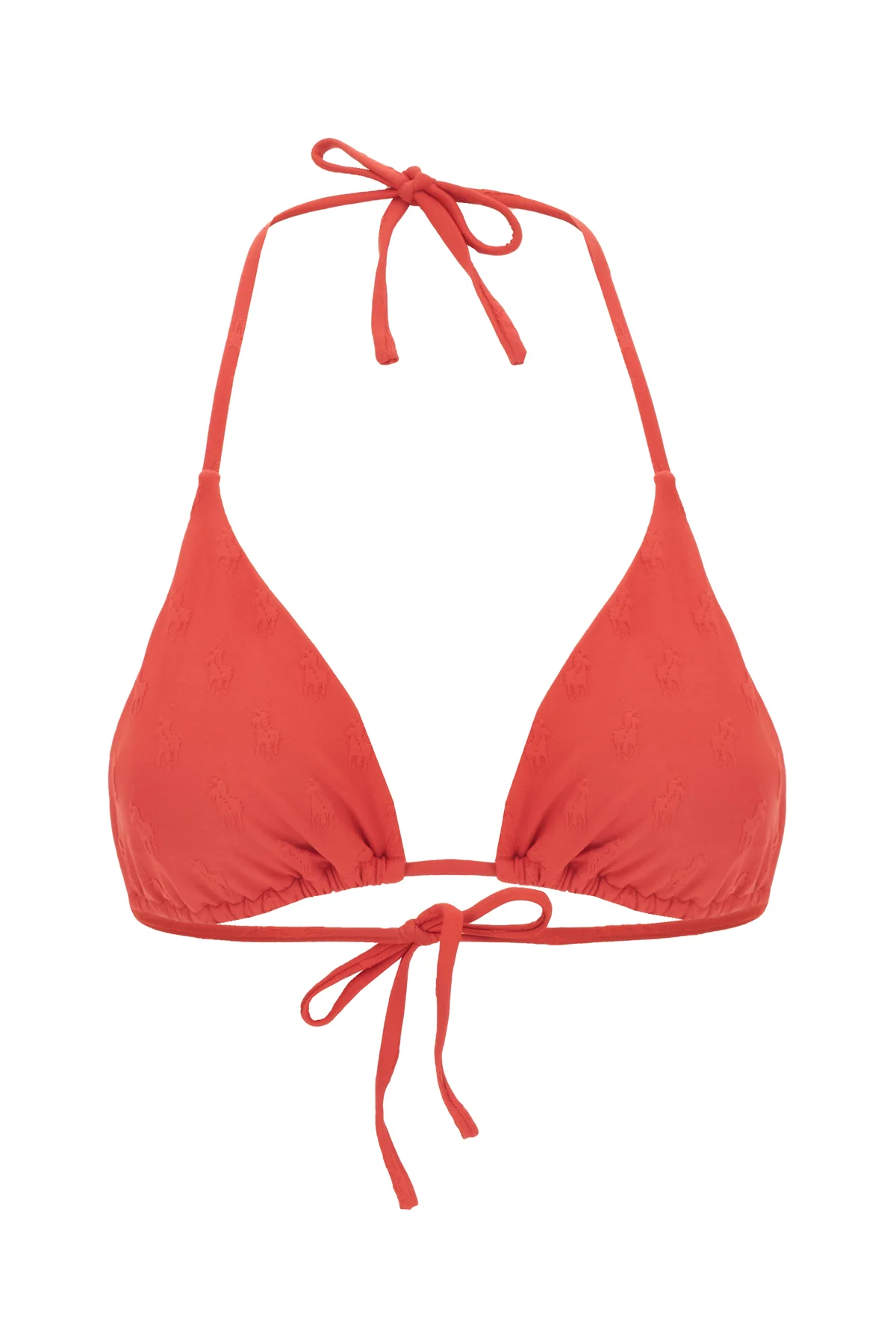 Red stretch nylon bikini top -  | High Quality Luxury Handbag Shop