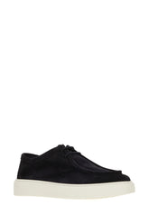 Navy blue suede lace-up shoes -  | High Quality Luxury Handbag Shop