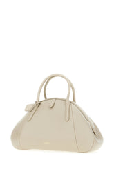 Grey leather handbag -  | High Quality Luxury Handbag Shop