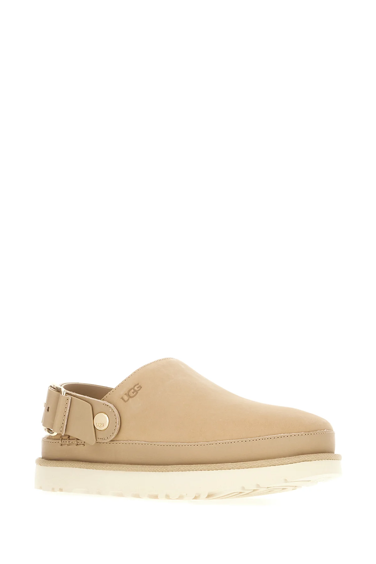 Beige suede Goldenstar Villa Clog slippers -  | High Quality Luxury Handbag Shop