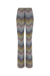 Multicolor viscose blend pants -  | High Quality Luxury Handbag Shop