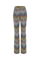 Multicolor viscose blend pants -  | High Quality Luxury Handbag Shop