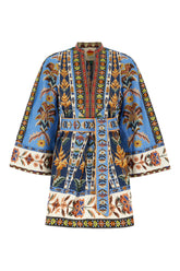Printed cotton dress -  | High Quality Luxury Handbag Shop