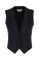 Black wool vest -  | High Quality Luxury Handbag Shop