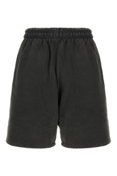 Charcoal cotton bermuda shorts -  | High Quality Luxury Handbag Shop