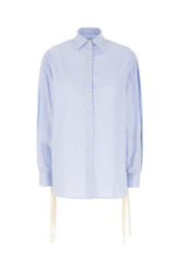 Embroidered poplin shirt -  | High Quality Luxury Handbag Shop