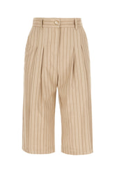 Embroidered stretch polyester blend bermuda shorts -  | High Quality Luxury Handbag Shop