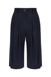 Embroidered stretch polyester blend bermuda shorts -  | High Quality Luxury Handbag Shop