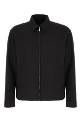 Black polyester blend jacket -  | High Quality Luxury Handbag Shop