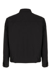 Black polyester blend jacket -  | High Quality Luxury Handbag Shop