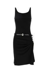 Black polyester dress -  | High Quality Luxury Handbag Shop