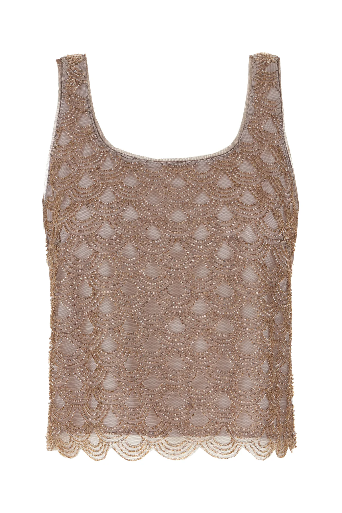 Embellished polyester top -  | High Quality Luxury Handbag Shop
