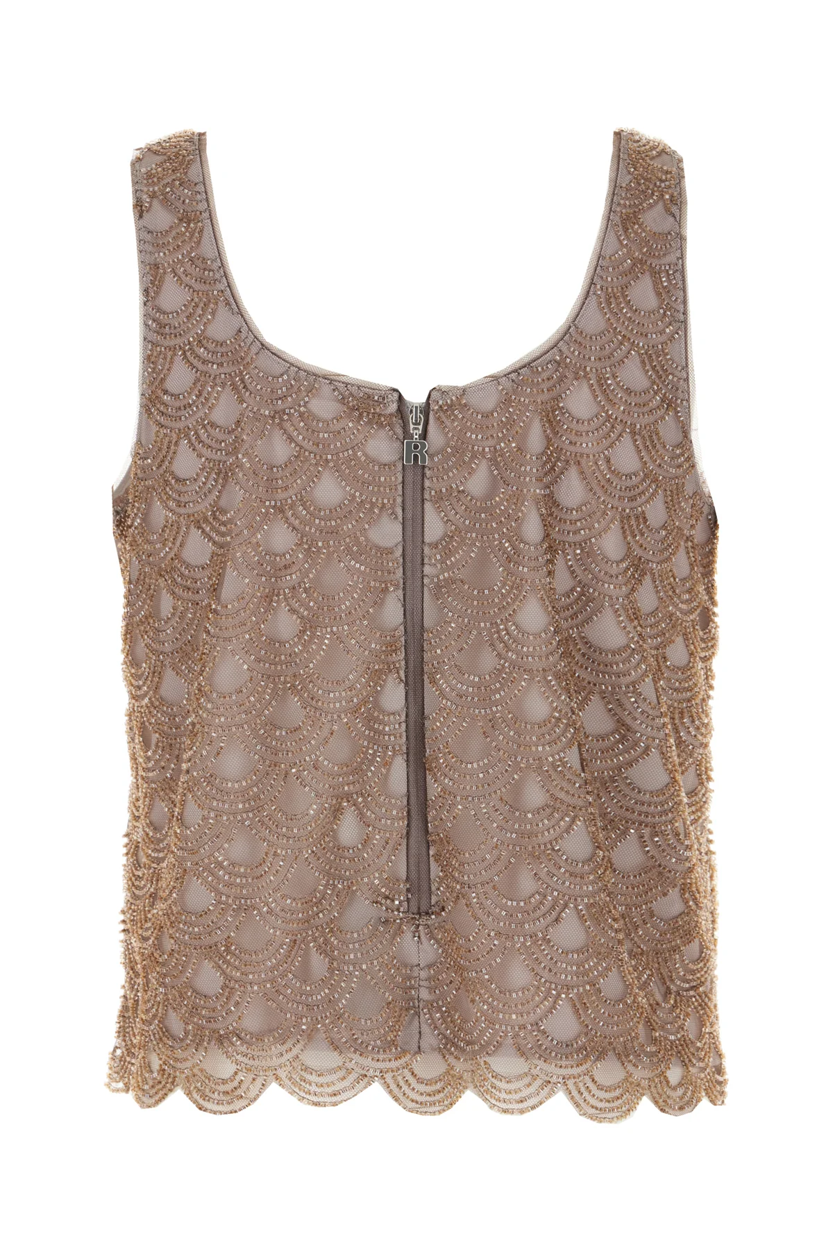 Embellished polyester top -  | High Quality Luxury Handbag Shop