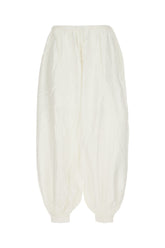 White viscose blend pants -  | High Quality Luxury Handbag Shop