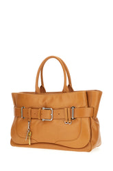 Caramel leather handbag -  | High Quality Luxury Handbag Shop
