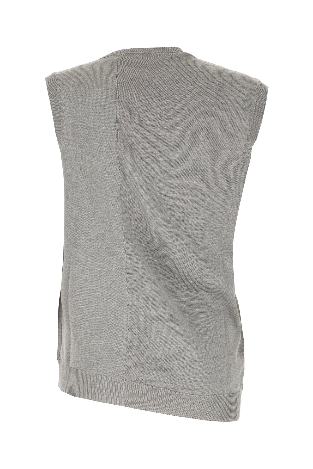 Cardigan in misto cotone grigio -  | High Quality Luxury Handbag Shop