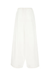 White poplin wide-leg -  | High Quality Luxury Handbag Shop